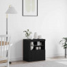 Komoda LED Czarny 60,5 x 37 x 67 cm Materiał drewnopochodny