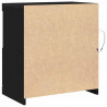 Komoda LED Czarny 60,5 x 37 x 67 cm Materiał drewnopochodny