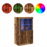 Komoda LED Ze LED Lights Stare drewno 60,5 x 37 x 100 cm