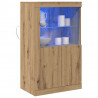 Komoda LED Ze LED Lights Dąb rzemieślniczy 60,5 x 37 x 100 cm