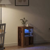 Komoda LED Stare drewno 41 x 37 x 67 cm Materiał drewnopochodny