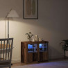 Komoda LED Ze LED Lights 2 pcs Stare drewno 41 x 37 x 67 cm