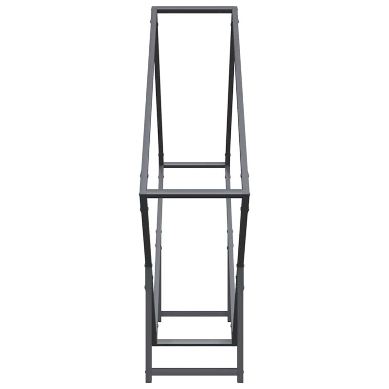 Stojak na drewno opałowe antracyt 100x25x100 cm