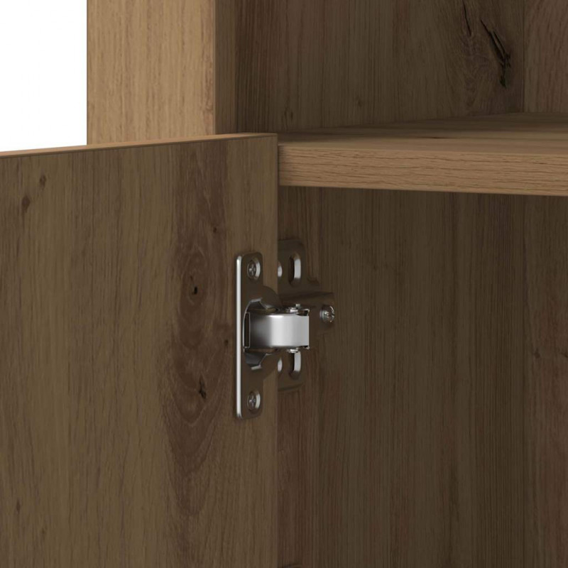Komoda LED 2 pcs Dąb rzemieślniczy 41 x 37 x 67 cm