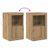 Komoda LED 2 pcs Dąb rzemieślniczy 41 x 37 x 67 cm