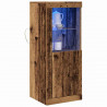 Komoda LED Brązowy 41 x 37 x 100 cm Materiał drewnopochodny
