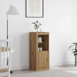 Komoda LED Brązowy 41 x 37 x 100 cm Materiał drewnopochodny