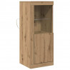 Komoda LED Brązowy 41 x 37 x 100 cm Materiał drewnopochodny