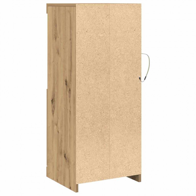Komoda LED Brązowy 41 x 37 x 100 cm Materiał drewnopochodny