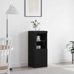 Komoda LED Czarny 41 x 37 x 100 cm Materiał drewnopochodny