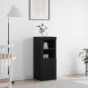 Komoda LED Czarny 41 x 37 x 100 cm Materiał drewnopochodny