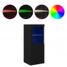 Komoda LED Czarny 41 x 37 x 100 cm Materiał drewnopochodny