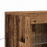 Komoda LED Brązowy 60,5 x 37 x 67 cm Materiał drewnopochodny