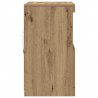 Komoda LED Brązowy 60,5 x 37 x 67 cm Materiał drewnopochodny