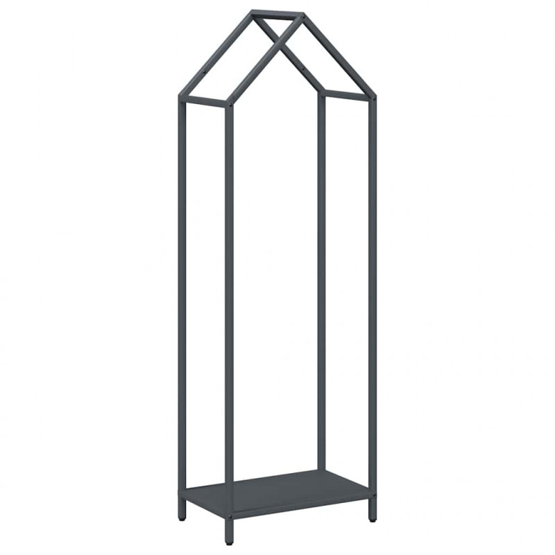 Stojak na drewno opałowe antracyt 40x25x120 cm