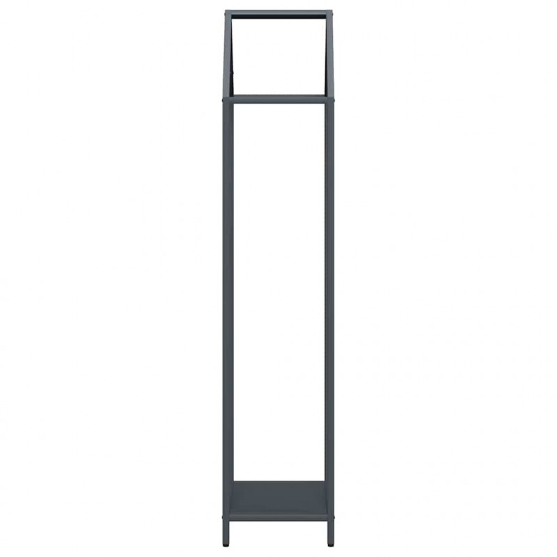 Stojak na drewno opałowe antracyt 40x25x120 cm