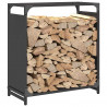 Stojak na drewno opałowe 60x28x65 cm Stal walcowana na zimno