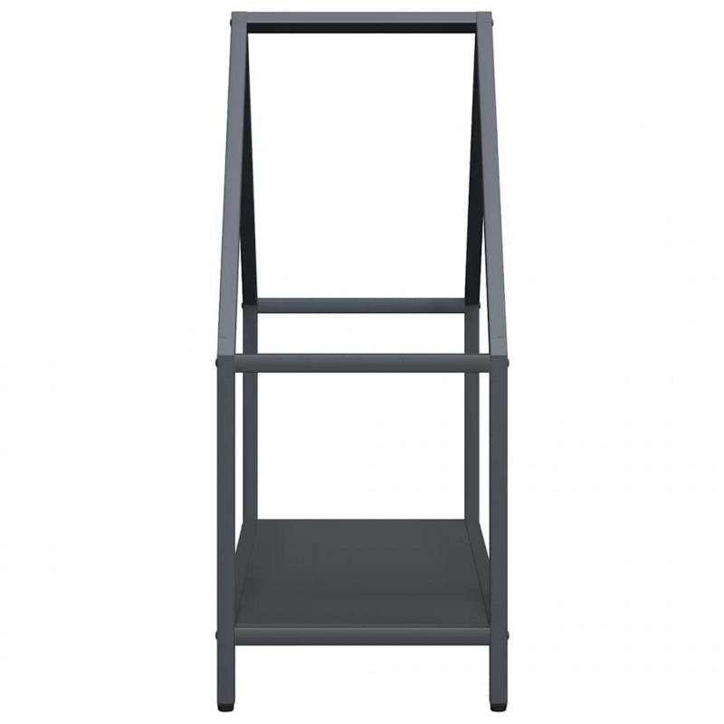 Stojak na drewno opałowe antracyt 60x25x60 cm