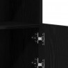Komoda LED Czarny 81 x 37 x 66,5 cm Materiał drewnopochodny