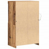 Komoda LED Brązowy 60 x 37 x 100 cm Materiał drewnopochodny