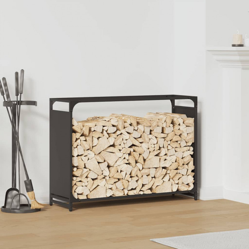 Stojak na drewno opałowe 90x28x65 cm Stal walcowana na zimno