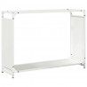 Stojak na drewno opałowe 90x28x65 cm Stal walcowana na zimno