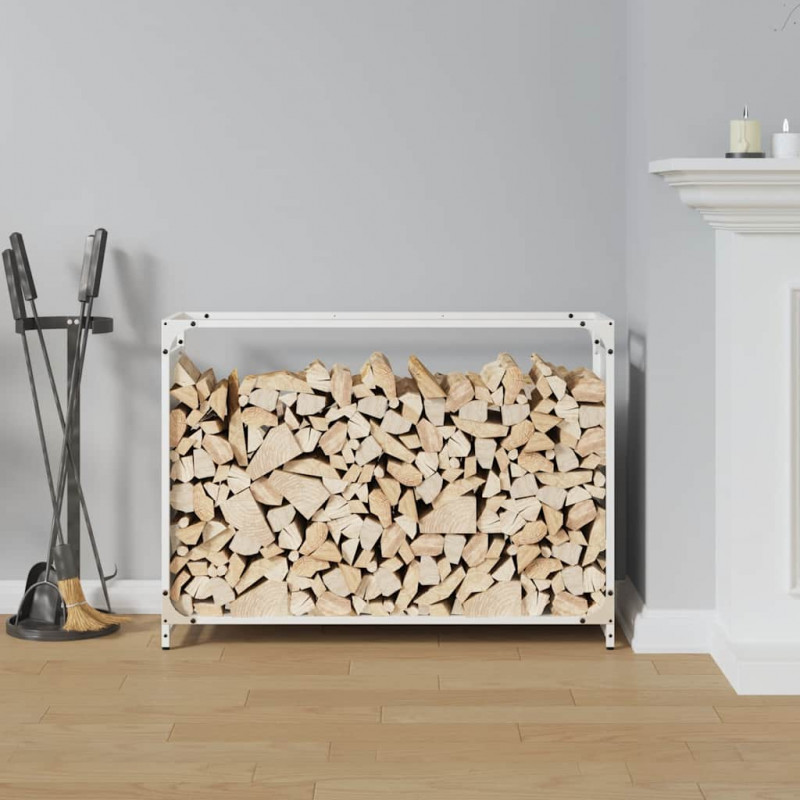 Stojak na drewno opałowe 90x28x65 cm Stal walcowana na zimno