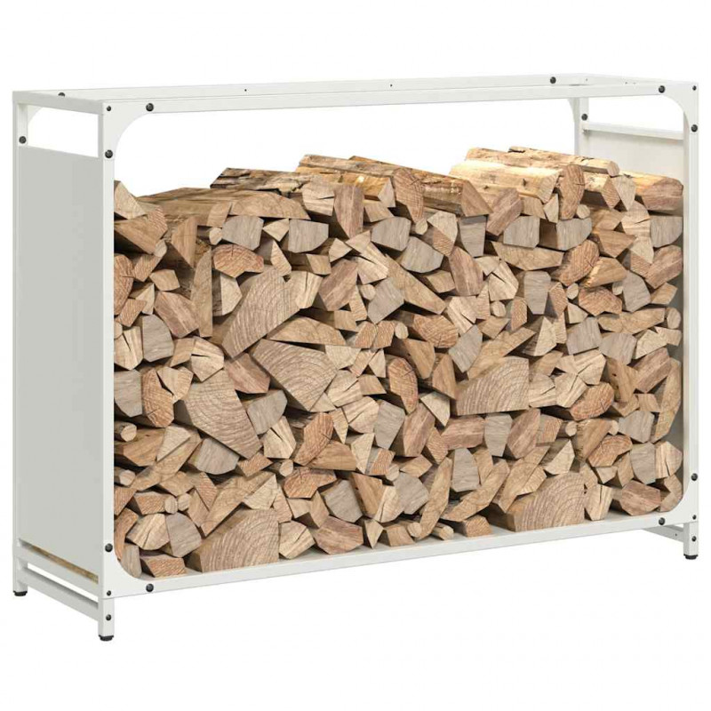 Stojak na drewno opałowe 90x28x65 cm Stal walcowana na zimno