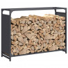 Stojak na drewno opałowe 90x28x65 cm Stal walcowana na zimno