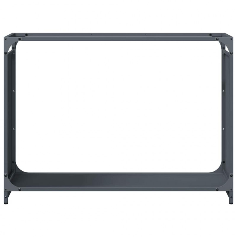 Stojak na drewno opałowe 90x28x65 cm Stal walcowana na zimno