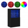 Komoda LED Czarny 60 x 37 x 100 cm Materiał drewnopochodny