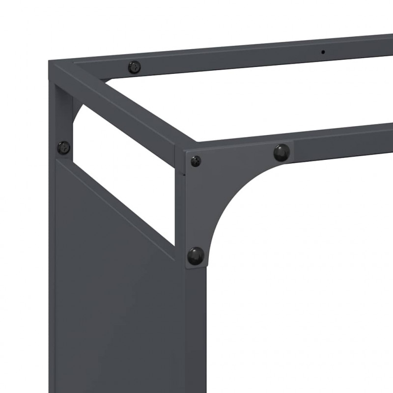 Stojak na drewno opałowe 90x28x65 cm Stal walcowana na zimno