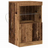 Komoda LED Stare drewno 41 x 37 x 67 cm Materiał drewnopochodny