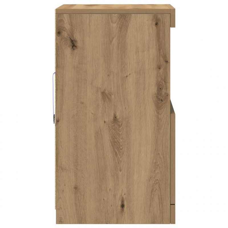 Komoda LED Ze LED Lights Dąb rzemieślniczy 41 x 37 x 67 cm