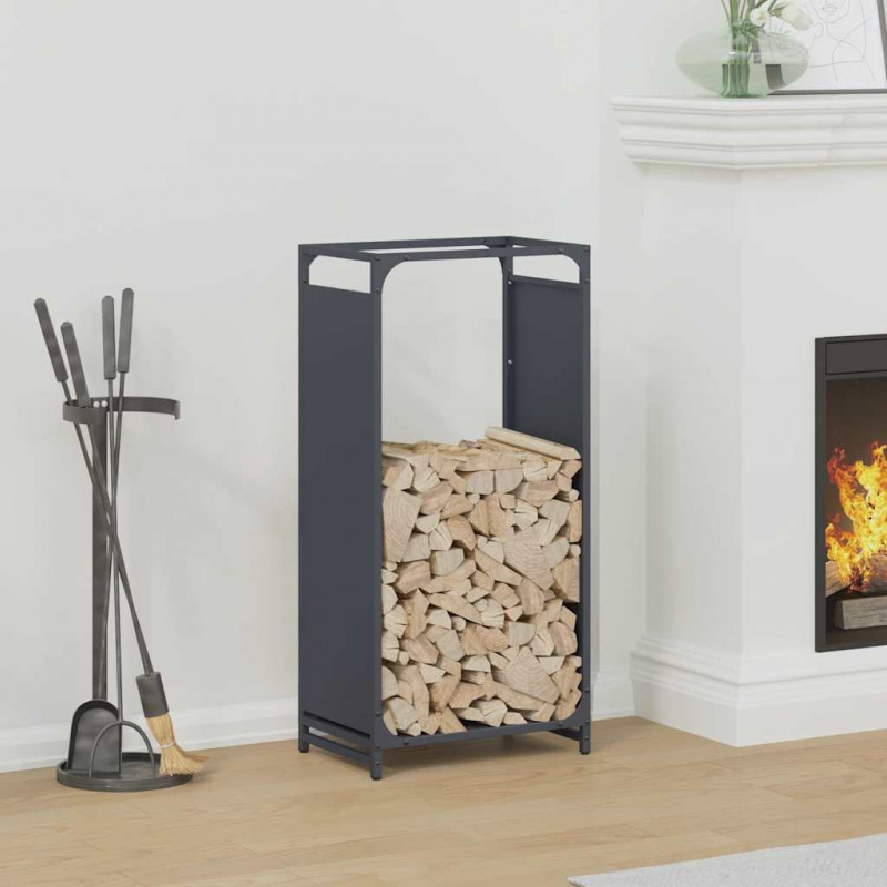 Stojak na drewno opałowe 44x28x90 cm Stal walcowana na zimno