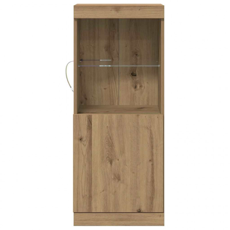 Komoda LED Ze LED Lights Dąb rzemieślniczy 41 x 37 x 100 cm