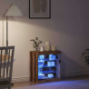 Komoda LED Ze LED Lights Stare drewno 60,5 x 37 x 67 cm