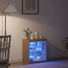 Komoda LED Ze LED Lights Dąb rzemieślniczy 60,5 x 37 x 67 cm