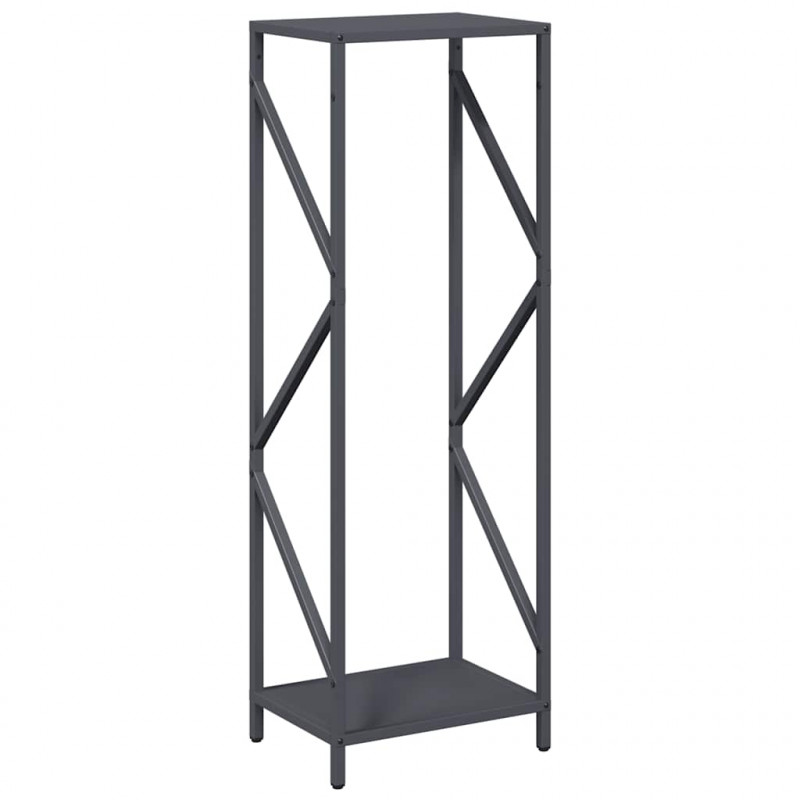 Stojak na drewno opałowe antracyt 34x25x100 cm