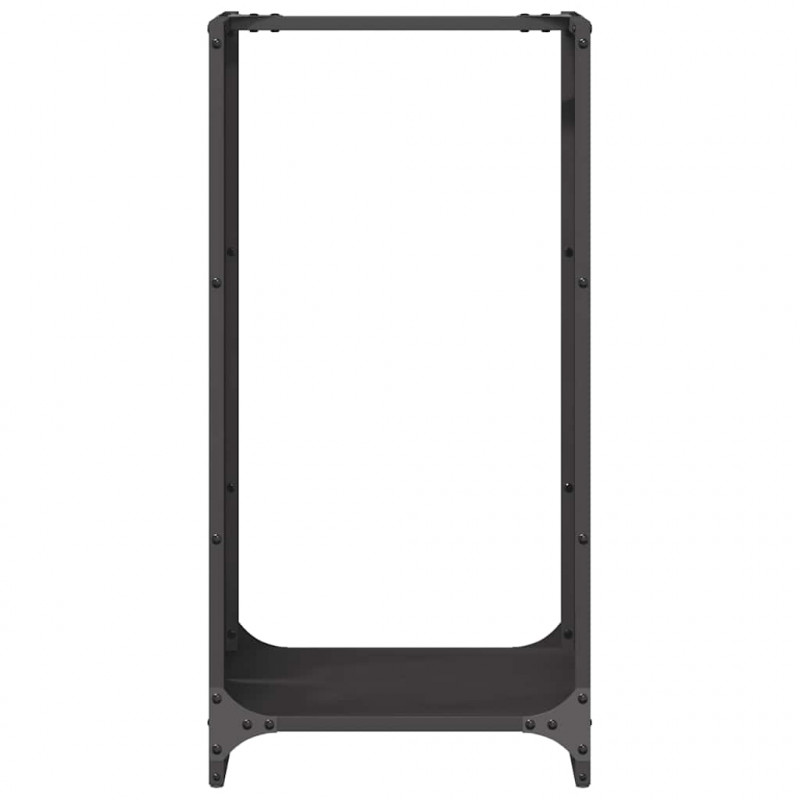 Stojak na drewno opałowe 40x30x80 cm Stal walcowana na zimno