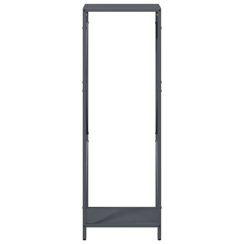 Stojak na drewno opałowe antracyt 34x25x100 cm