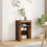 Komoda LED Stare drewno 41 x 37 x 67 cm Materiał drewnopochodny