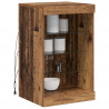 Komoda LED Stare drewno 41 x 37 x 67 cm Materiał drewnopochodny