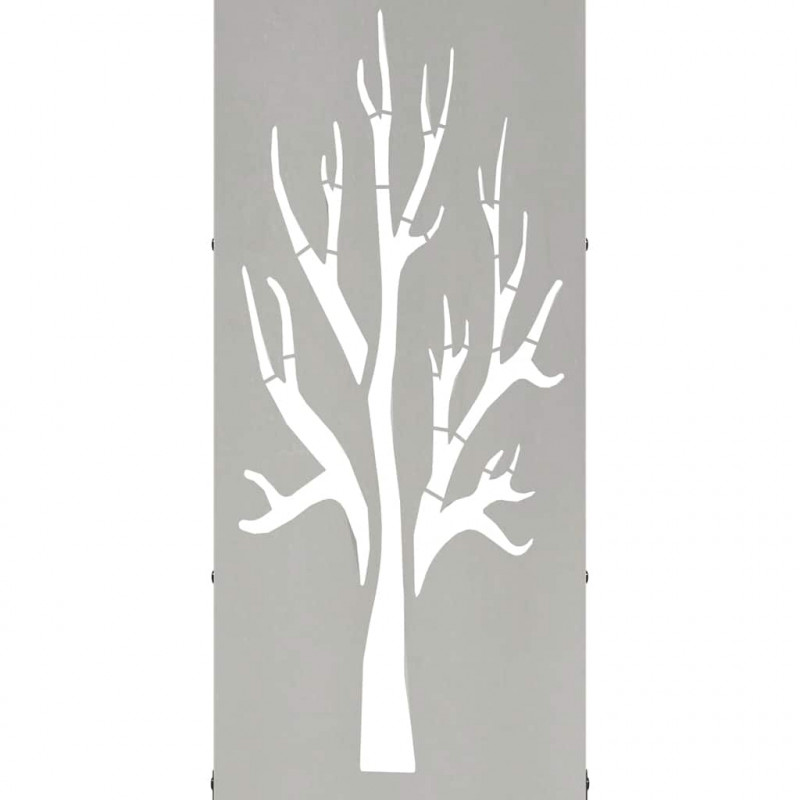 Stojak na drewno opałowe 40x30x80 cm Stal nierdzewna