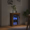 Komoda LED Stare drewno 41 x 37 x 67 cm Materiał drewnopochodny