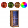 Komoda LED Ze LED Lights Stare drewno 41 x 37 x 100 cm