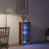 Komoda LED Ze LED Lights Stare drewno 41 x 37 x 100 cm