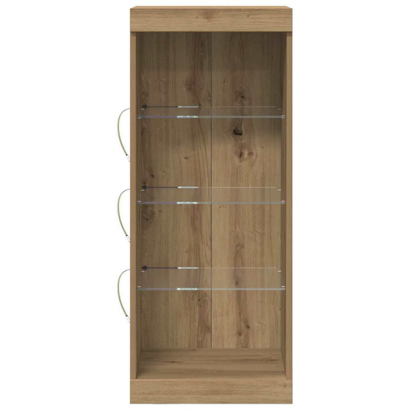 Komoda LED Ze LED Lights Dąb rzemieślniczy 41 x 37 x 100 cm