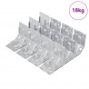 Uchwyt 212 pcs Powlekana cynkiem 106 x 55 x 1,5mm Stal