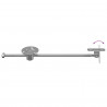 Zawias z uchwytem 2 pcs Srebrny 190 mm Żelazo